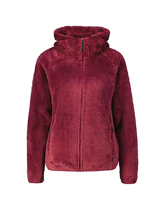 MERU |  Damen Fleecejacke Roxburgh Hoodie | beere